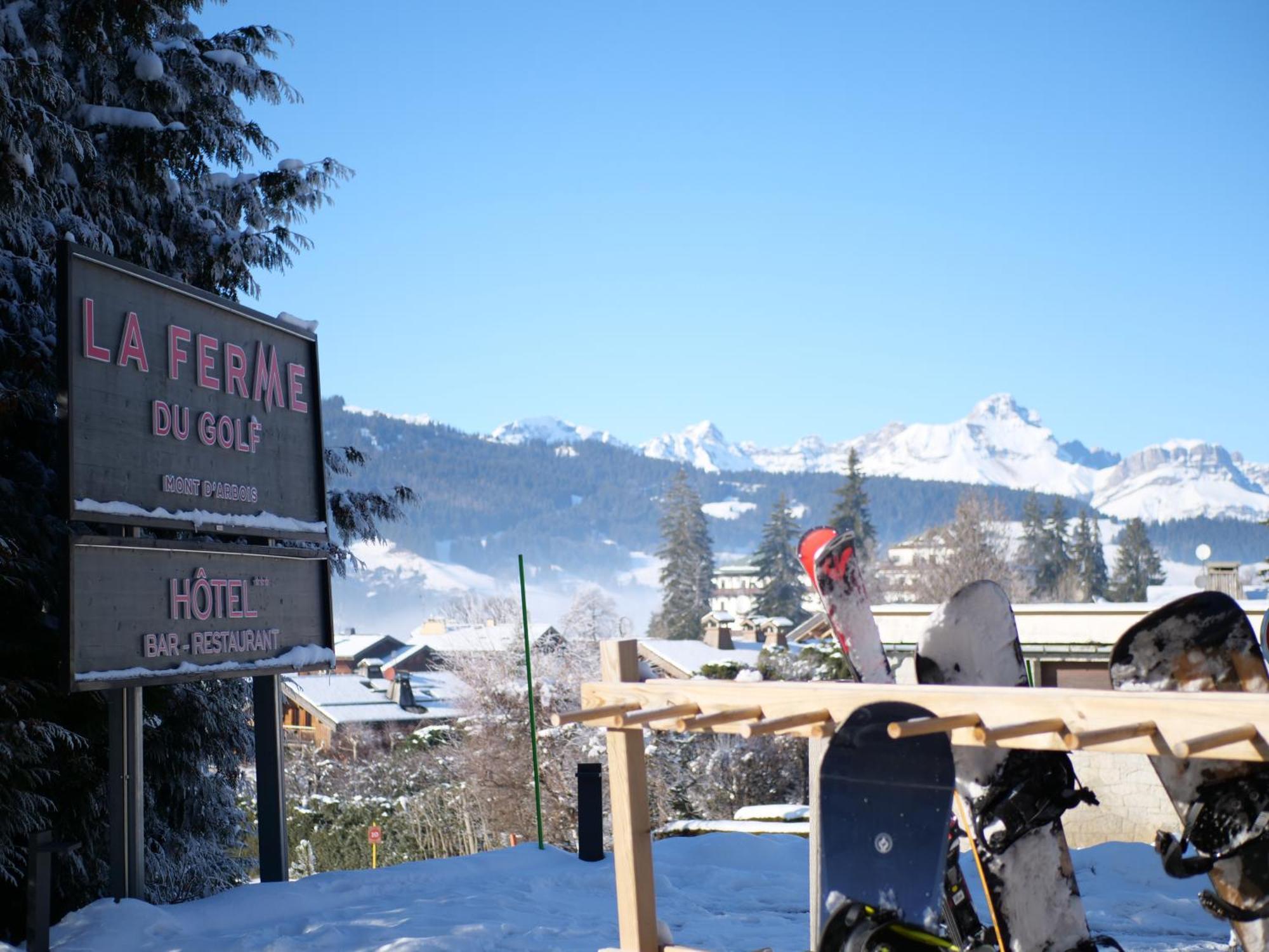 La Ferme Du Golf Hotel Megève Exterior foto