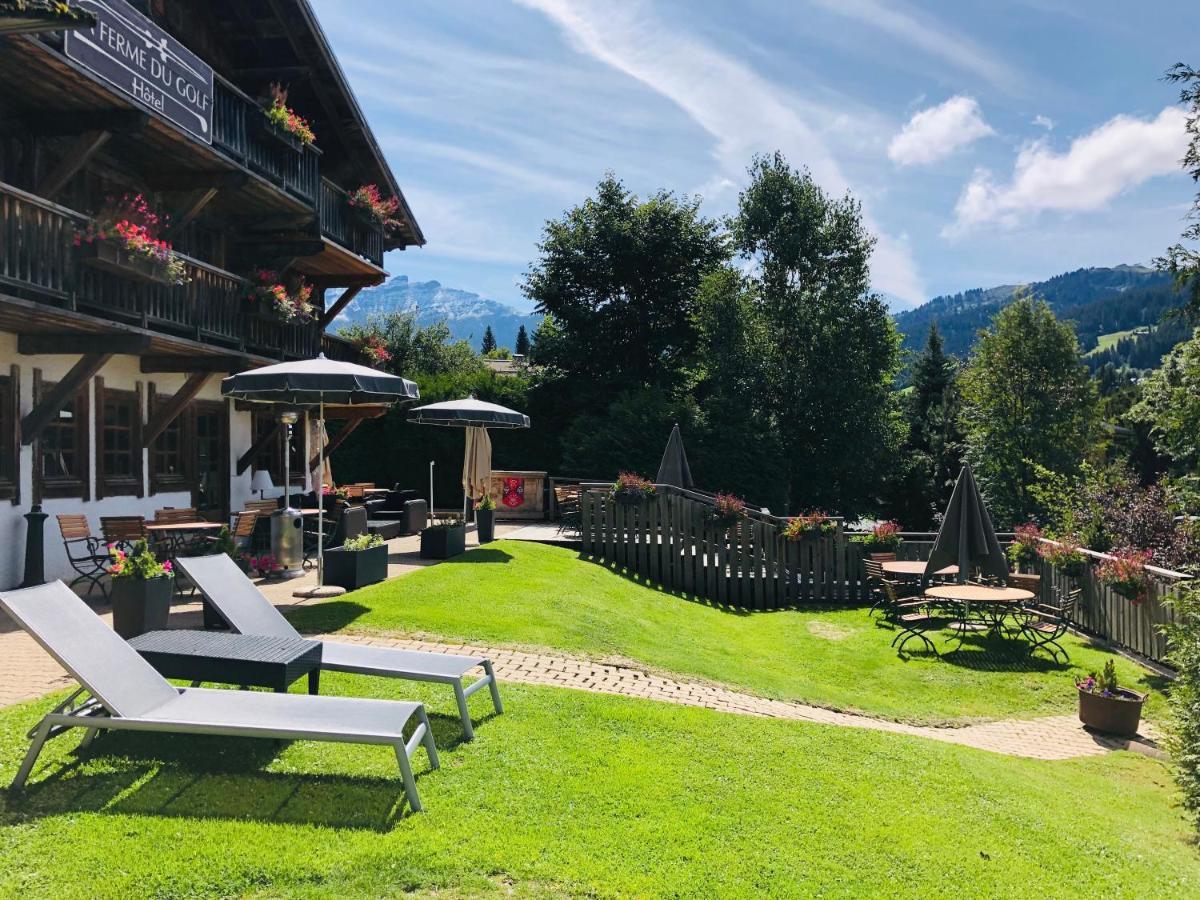 La Ferme Du Golf Hotel Megève Exterior foto